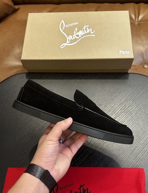Christian Louboutin Leather Sole Casual Sneakers