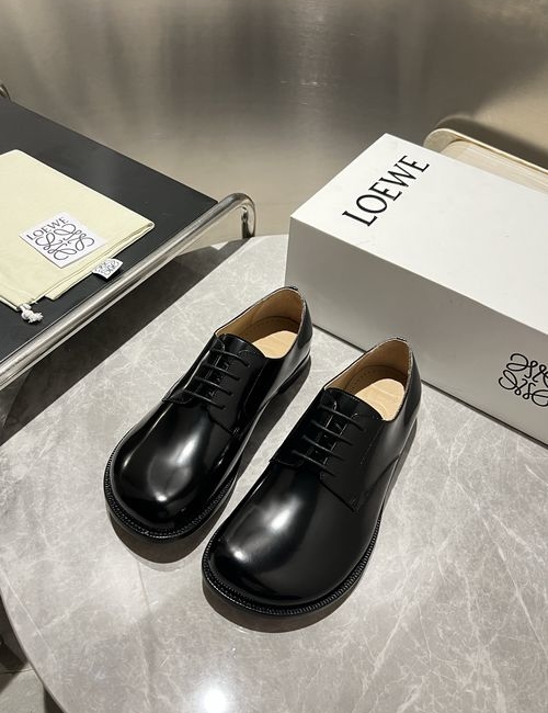 Loewe Glossy Leather Derby Shoes