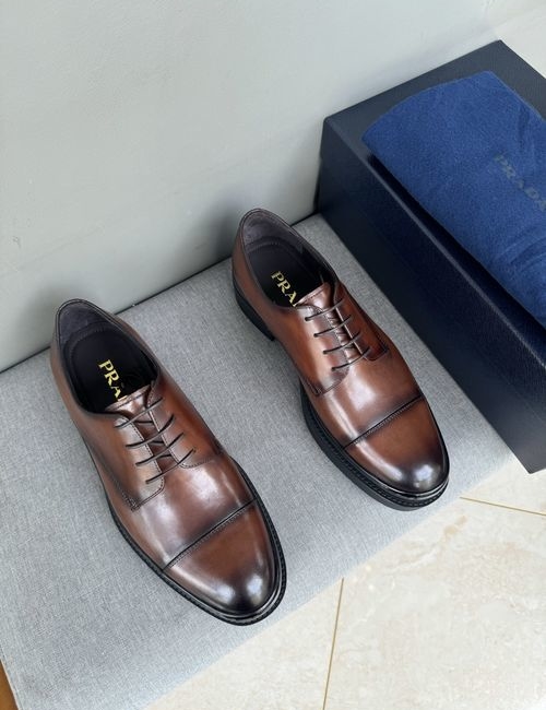Prada Patent Leather Sneakers With TPU Sole