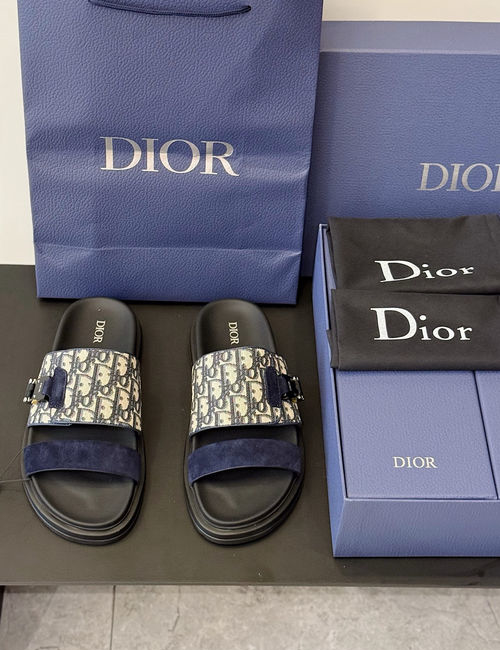 Christian Dior CD Aqua Sandals CD Diamond Pattern Upper