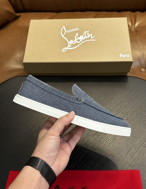 Christian Louboutin Leather Sole Casual Sneakers