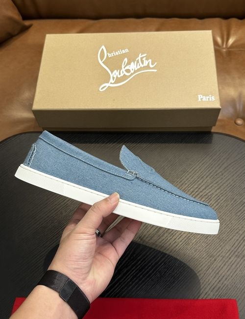 Christian Louboutin Leather Sole Casual Sneakers