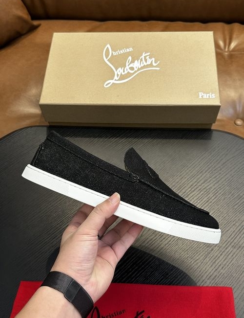 Christian Louboutin Leather Sole Casual Sneakers