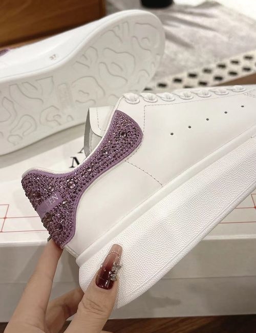 McQueen Premium Versatile White Sneakers