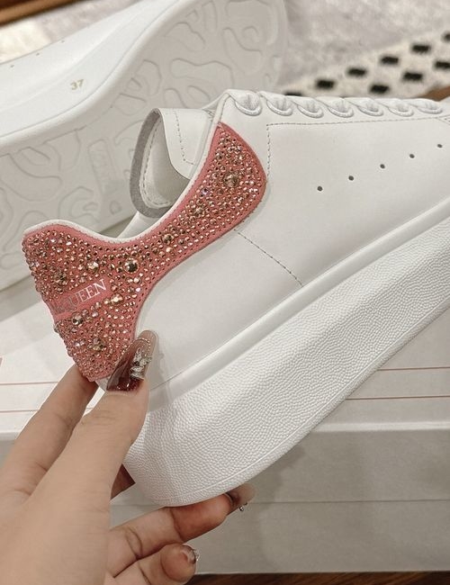 McQueen Premium Versatile White Sneakers