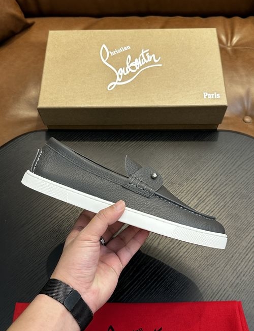 Christian Louboutin Leather Sole Casual Sneakers