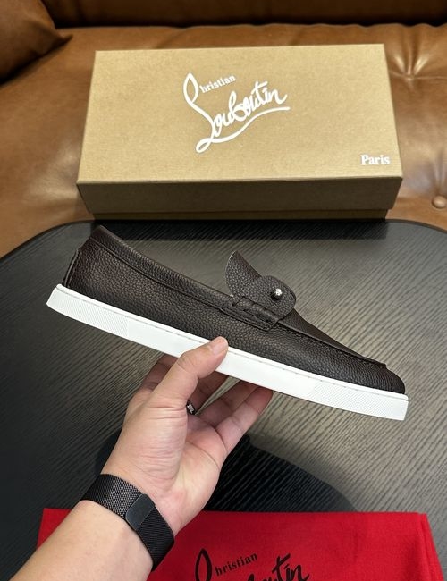 Christian Louboutin Leather Sole Casual Sneakers