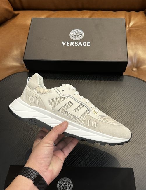 Versace Leather Casual Sneakers