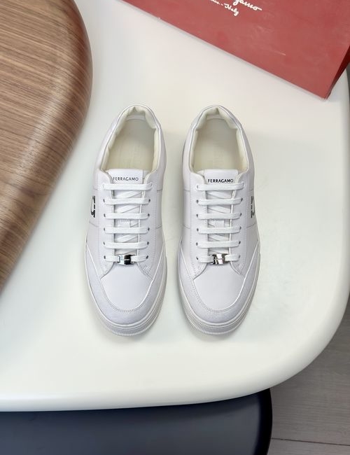 Ferragamo Driving Loafers With Slip-On Design And Box