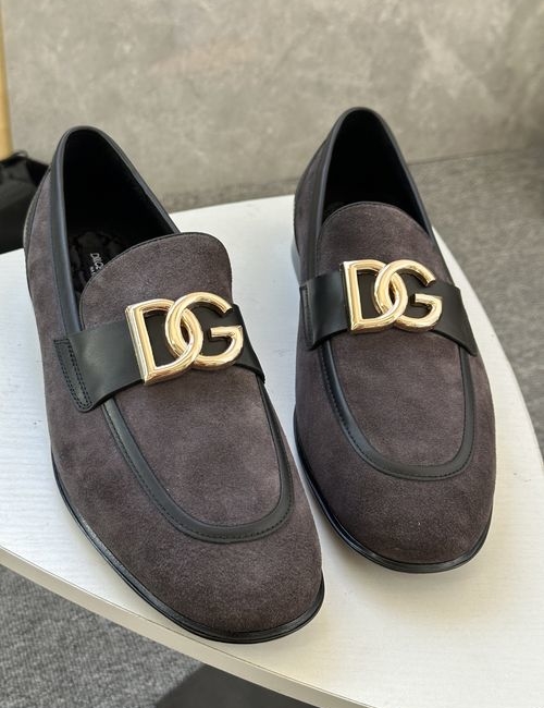 Dolce & Gabbana DG Cowhide Lightweight Slip-on Loafers