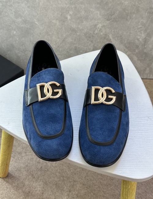 Dolce & Gabbana DG Cowhide Lightweight Slip-on Loafers