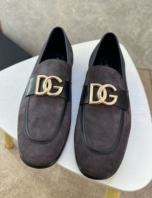 Dolce & Gabbana DG Cowhide Lightweight Slip-on Loafers