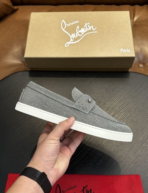 Christian Louboutin Leather Sole Casual Sneakers