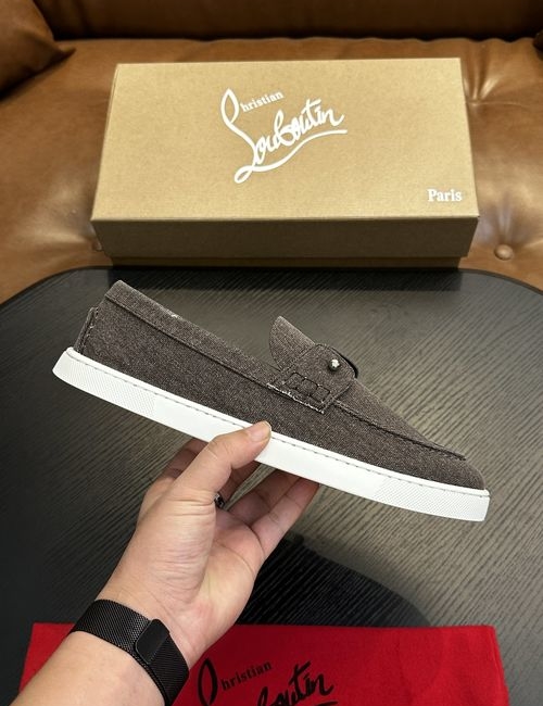 Christian Louboutin Leather Sole Casual Sneakers