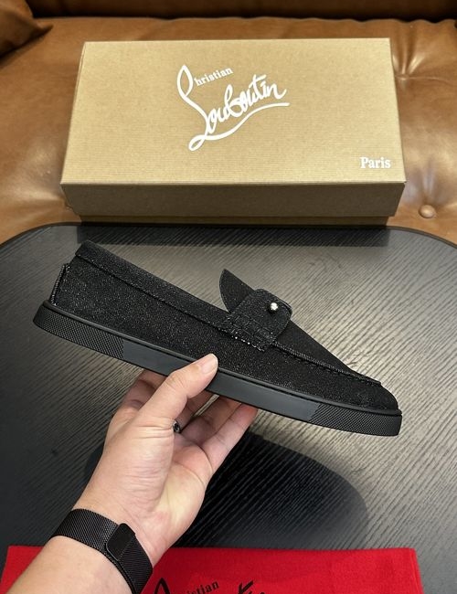 Christian Louboutin Leather Sole Casual Sneakers