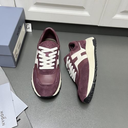 Hogan Interactive Cube Suede Leather Casual Shoes