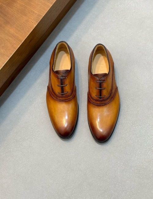 Berluti Cowhide Leather Dress Shoes