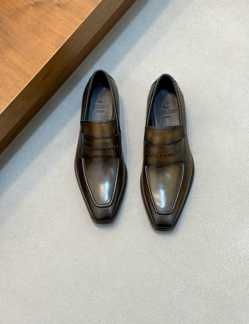 Berluti Cowhide Leather Dress Shoes