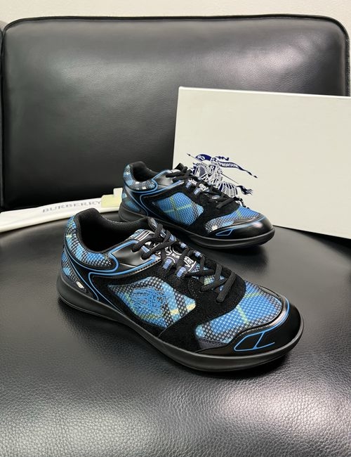 Burberry Stitched Leather Sneakers