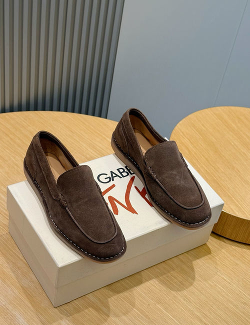 Dolce & Gabbana DG New Florio Suede Moccasins