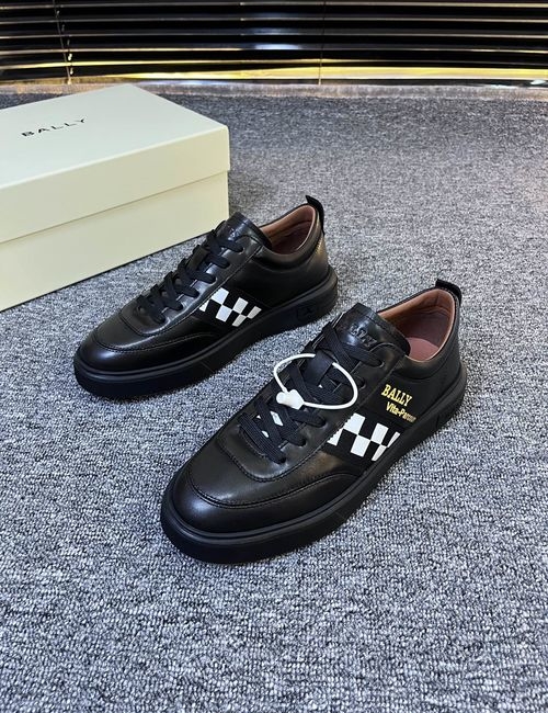 Bally Cowhide Leather Sneakers With Rubber Sole