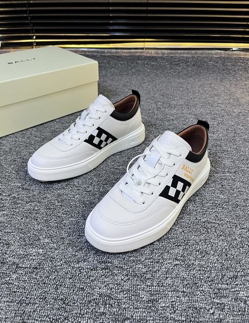 Bally Cowhide Leather Sneakers With Rubber Sole