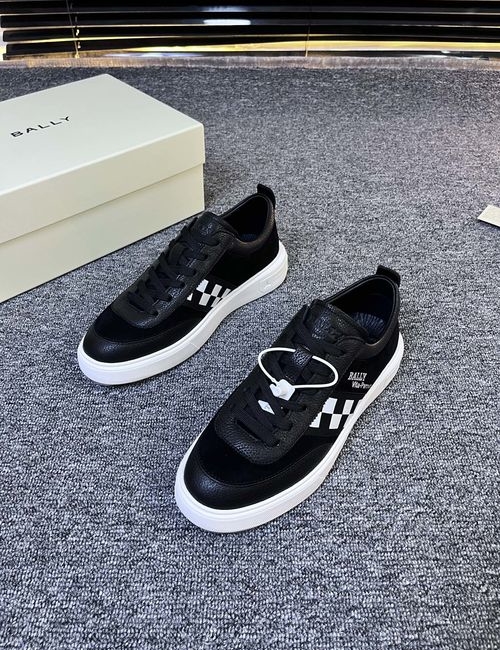 Bally Cowhide Leather Sneakers With Rubber Sole