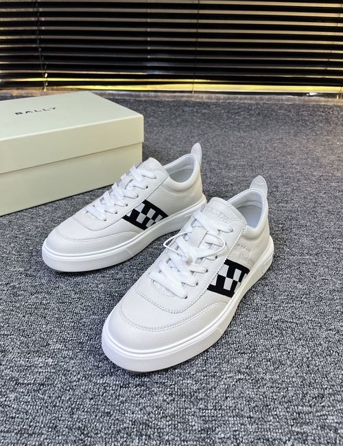 Bally Cowhide Leather Sneakers With Rubber Sole