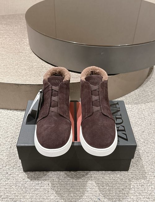 Zegna Triplestitch Cowhide Wool Lining Shoes