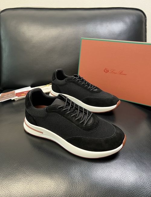 Loro Piana LP Cowhide Stitching Casual Sneakers