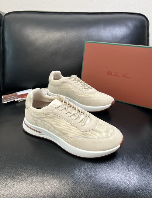Loro Piana LP Cowhide Stitching Casual Sneakers