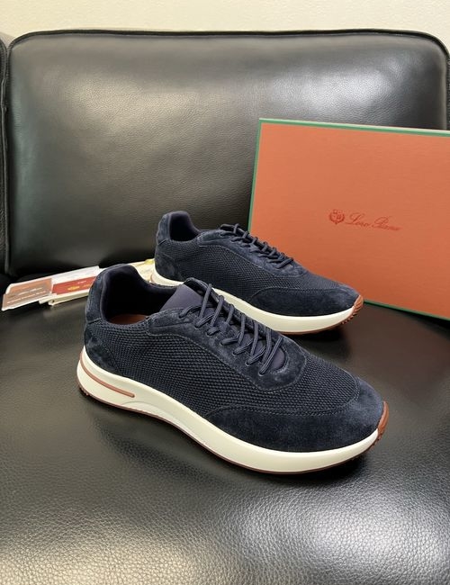Loro Piana LP Cowhide Stitching Casual Sneakers
