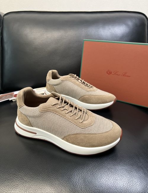 Loro Piana LP Cowhide Stitching Casual Sneakers