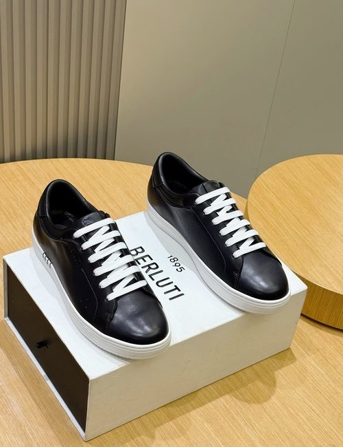 Berluti Fast Track Patina Leather Sneakers