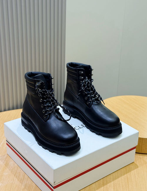 Moncler High-top Suede Leather Hiking Boots