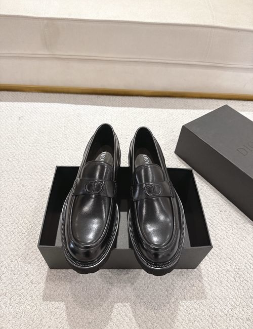 Christian Dior CD Premium Cowhide Leather Casual Shoes
