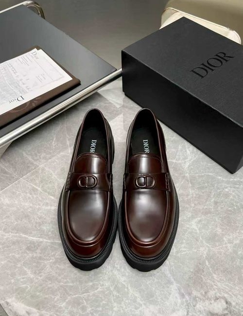 Christian Dior CD Premium Leather Business Casual Shoes