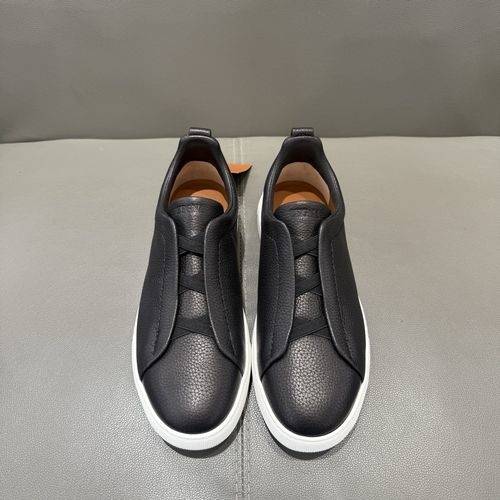 Zegna Triple Stitch Secondskin Casual Shoes With Flexibility