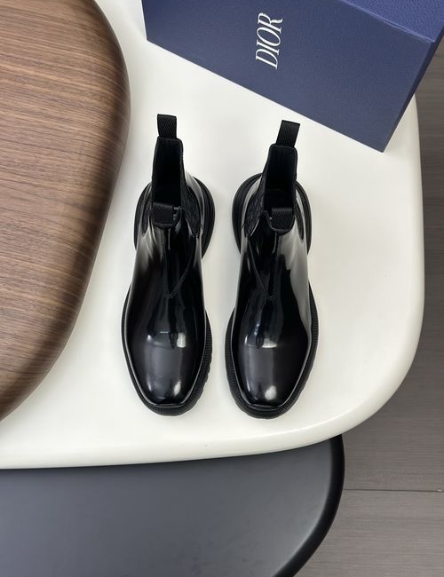 Christian Dior CD Lace-up High-top Boots With Logo Details