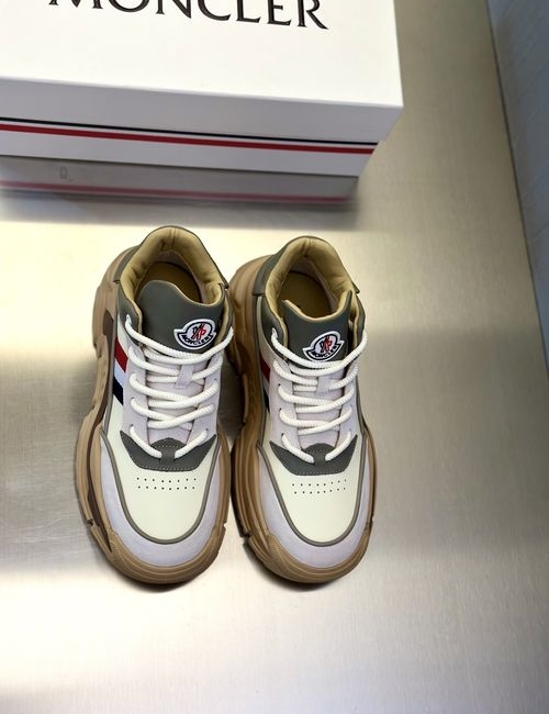 Moncler Sneakers With Breathable Stitched Upper