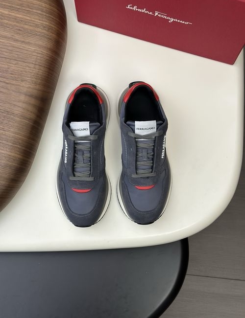 Ferragamo Gancini Premium Leather Casual Shoes