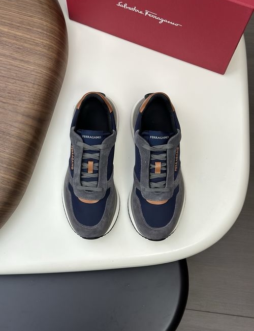 Ferragamo Gancini Premium Leather Casual Shoes
