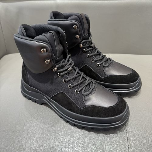 Ferragamo Outdoor Hiking Shoes With Suede Details And Gancio Eyelets