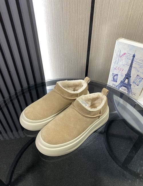 UGG Suede Wool Lined Snow Boots