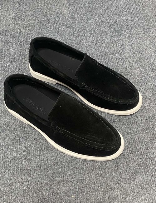 Bottega Veneta BV Fringe Tassel Loafers With Suede Upper