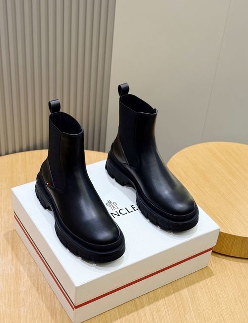 Moncler High-top Suede Leather Hiking Boots
