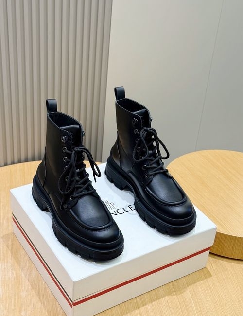 Moncler High-top Suede Leather Hiking Boots