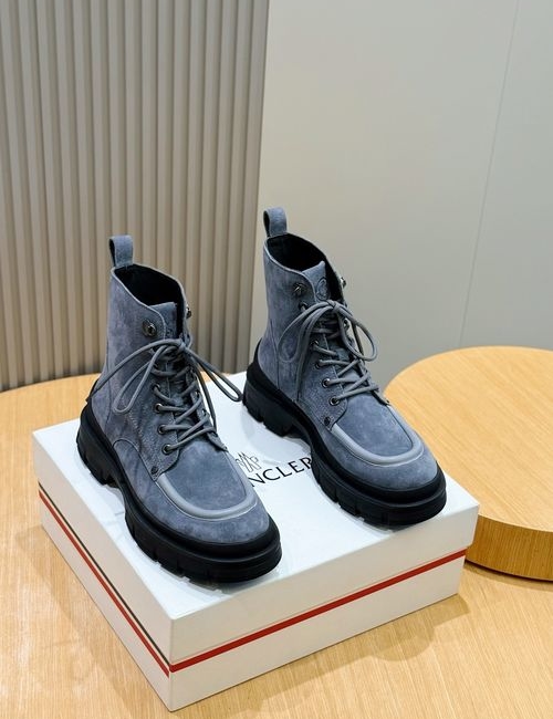 Moncler High-top Suede Leather Hiking Boots