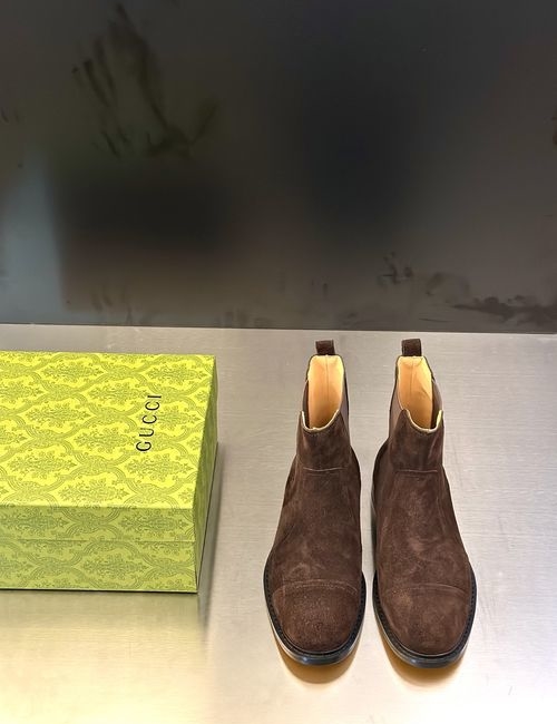 Gucci Formal Leather Shoes Stitching Craft