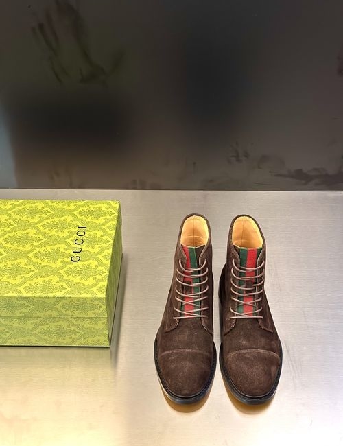 Gucci Formal Leather Shoes Stitching Craft
